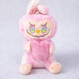 Labubu Plush Holding Heart – Soft Stuffed Animal – Valentine /Cute